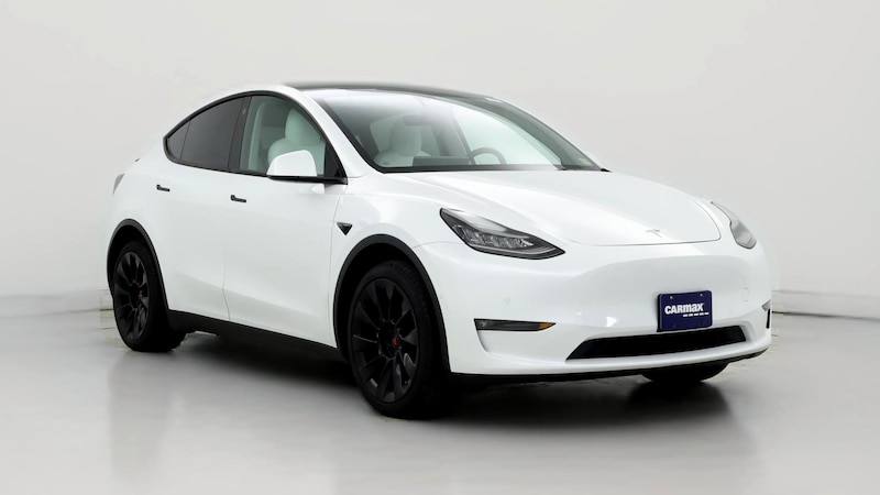 2021 Tesla Model Y Long Range Hero Image