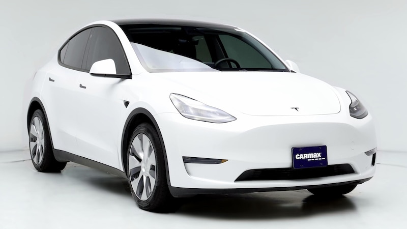 2021 Tesla Model Y Long Range Hero Image