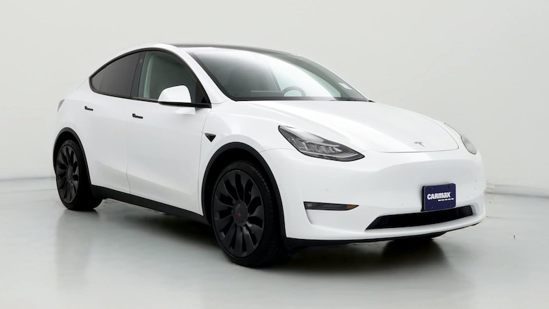 2021 Tesla Model Y Standard Range Hero Image