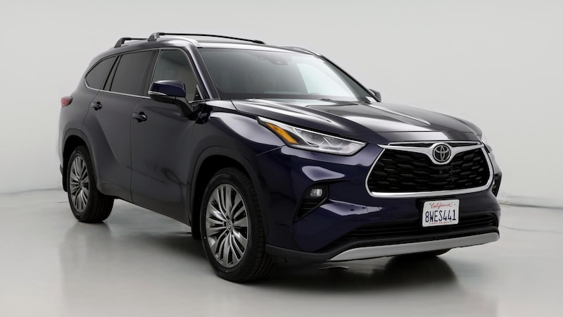 2021 Toyota Highlander Platinum Hero Image