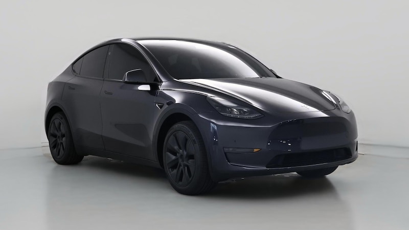 2025 Tesla Model Y Long Range Hero Image