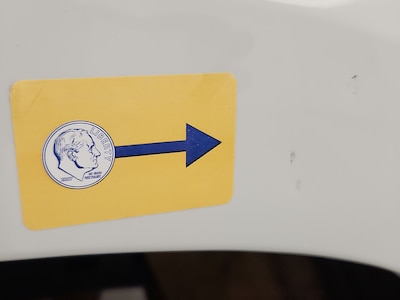 Rear Panel Passenger Side Cosmetic Imperfection