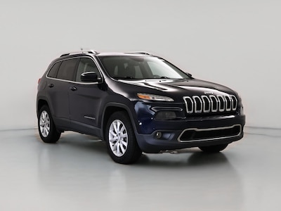Blue 2015 Jeep Cherokee Limited