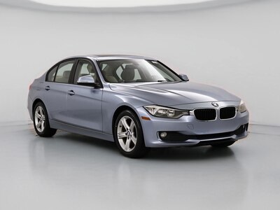 Blue 2014 BMW 320 I