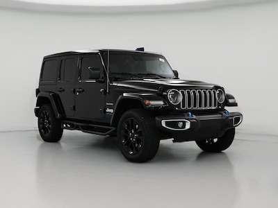 Black 2024 Jeep Wrangler 4XE PHEV Sahara