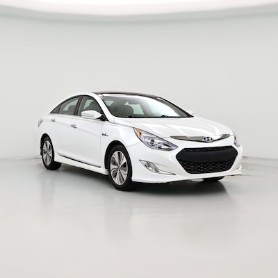 White 2015 Hyundai Sonata Hybrid Limited