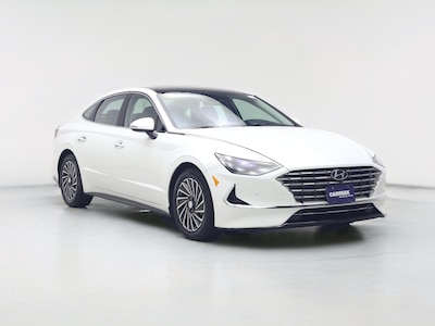 White 2021 Hyundai Sonata Hybrid Limited