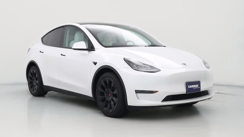 2021 Tesla Model Y Long Range Hero Image