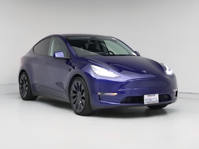 Blue 2022 Tesla Model Y Performance