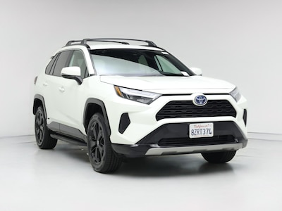 White 2022 Toyota RAV4 Hybrid SE