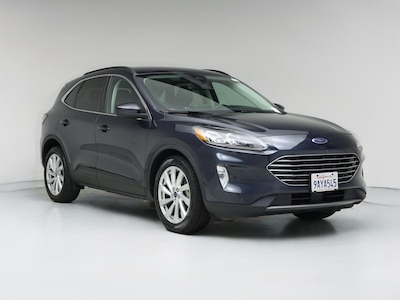 Blue 2022 Ford Escape Hybrid Titanium