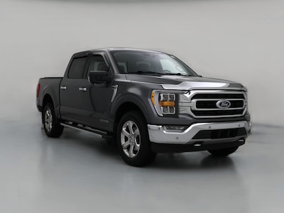 Gray 2021 Ford F150 XLT