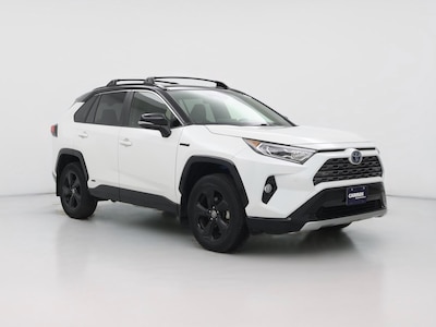 White 2021 Toyota RAV4 Hybrid XSE