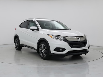 White 2021 Honda HR-V EX-L