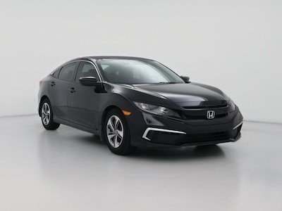 Black 2019 Honda Civic LX