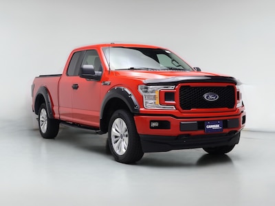 Red 2018 Ford F150 XL