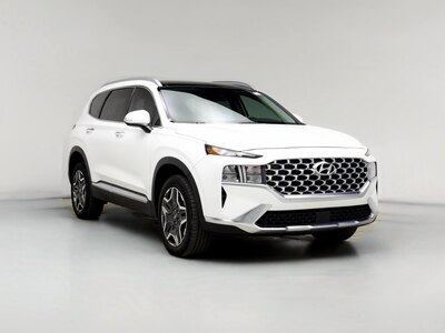 White 2023 Hyundai Santa Fe Hybrid SEL Premium