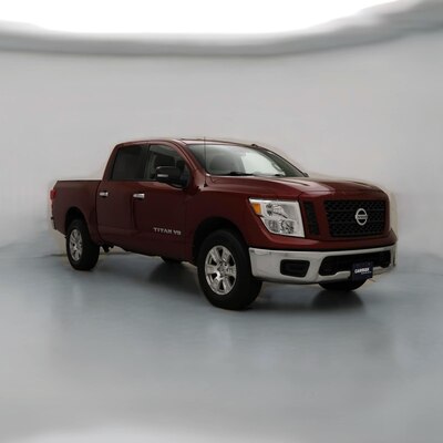 Red 2019 Nissan Titan SV