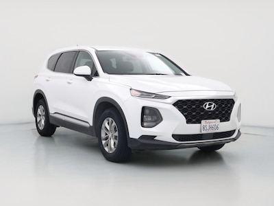 White 2019 Hyundai Santa Fe SE