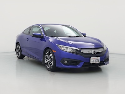 Blue 2017 Honda Civic EX-T