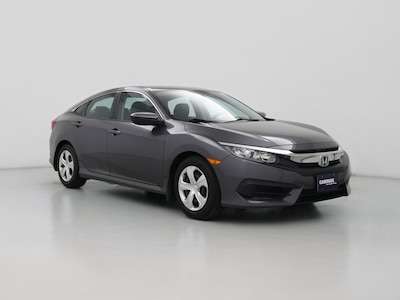 Gray 2016 Honda Civic LX