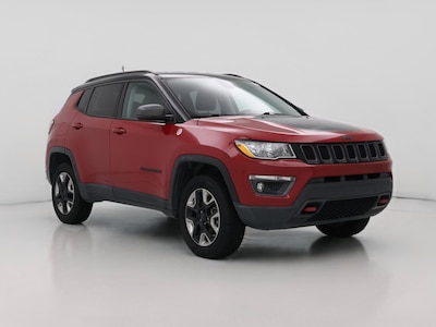 Red 2018 Jeep Compass Trailhawk