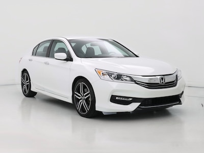 White 2016 Honda Accord Sport