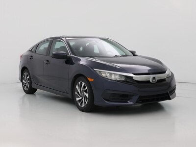 Blue 2016 Honda Civic EX