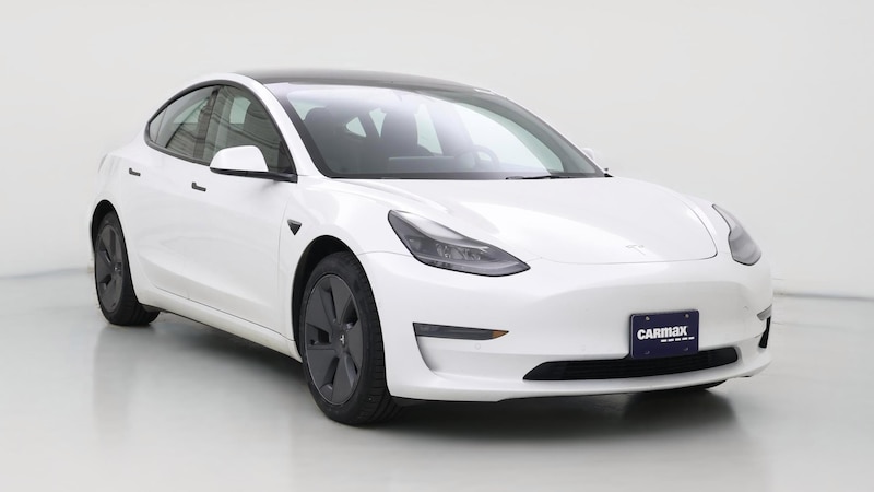 2022 Tesla Model 3 Long Range Hero Image