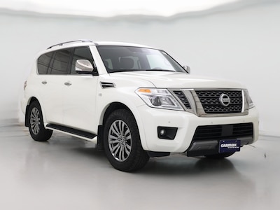 White 2019 Nissan Armada Platinum