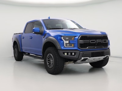 Blue 2019 Ford F150 Raptor