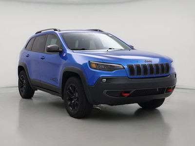 Blue 2020 Jeep Cherokee Trailhawk