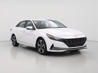 White 2023 Hyundai Elantra Hybrid Limited