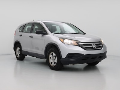 Silver 2013 Honda CR-V LX