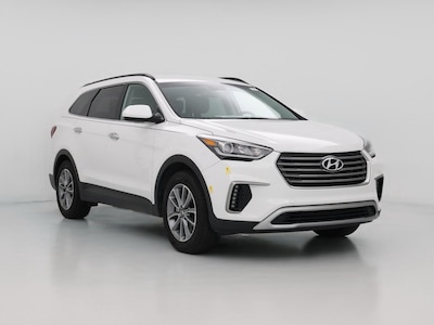 White 2017 Hyundai Santa Fe SE