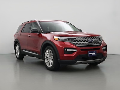 Red 2020 Ford Explorer Limited