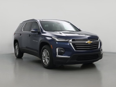Blue 2023 Chevrolet Traverse LT Cloth