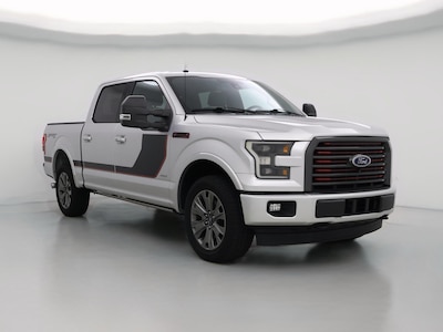 Silver 2017 Ford F150 Lariat