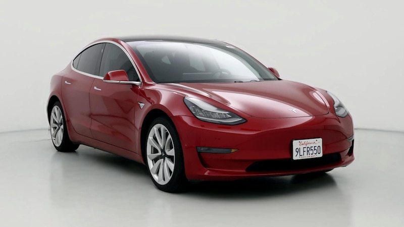 2018 Tesla Model 3 Long Range Hero Image