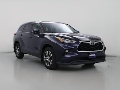 Blue 2020 Toyota Highlander XLE