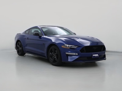 Blue 2022 Ford Mustang GT Premium