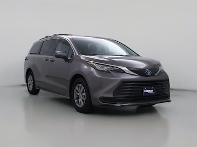 Gray 2022 Toyota Sienna Hybrid LE