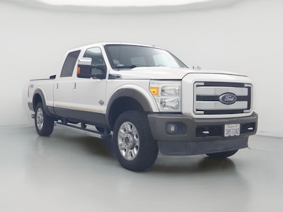White 2015 Ford F250 King Ranch