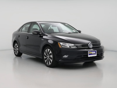 Black 2015 Volkswagen Jetta Hybrid SEL Premium