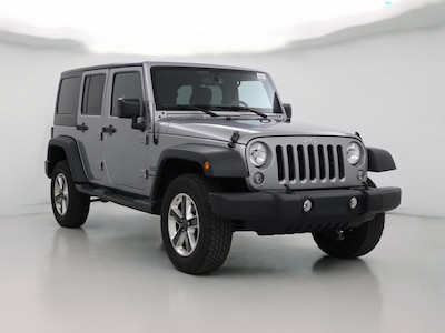 Gray 2015 Jeep Wrangler Unlimited Sport
