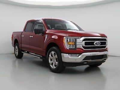 Red 2021 Ford F150 XLT