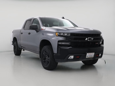 Silver 2021 Chevrolet Silverado 1500 LT Trail Boss