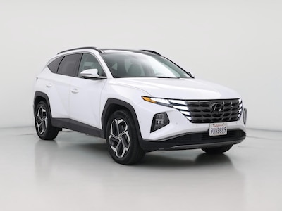 White 2022 Hyundai Tucson Hybrid Limited
