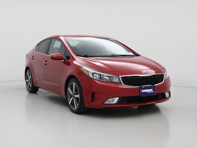 Red 2017 Kia Forte EX