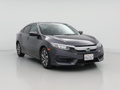 Gray 2017 Honda Civic EX